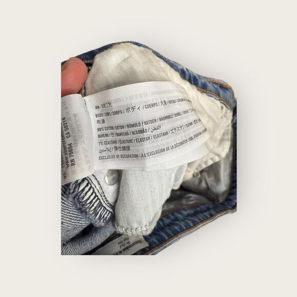 Abercrombie & Fitch The Dad High Rise Curve Love Size 34/18 Regular - Picture 5 of 5